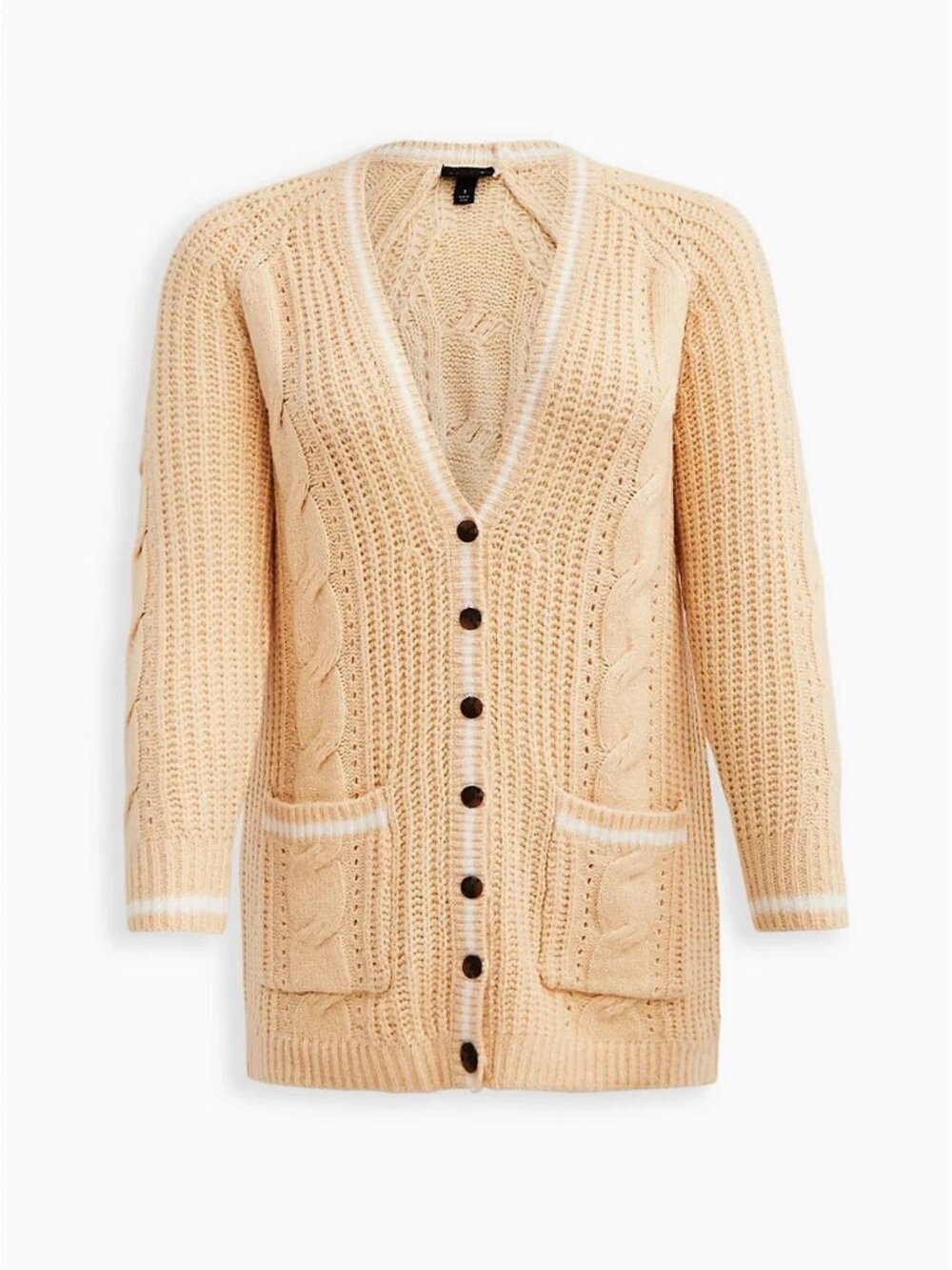 Torrid Cable Knit Button Front Cardigan Sweater Plus Size 2 Cozy Cottagecore